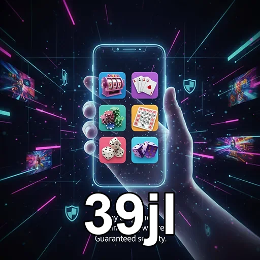 User enjoying casino games on 39jl mobile app